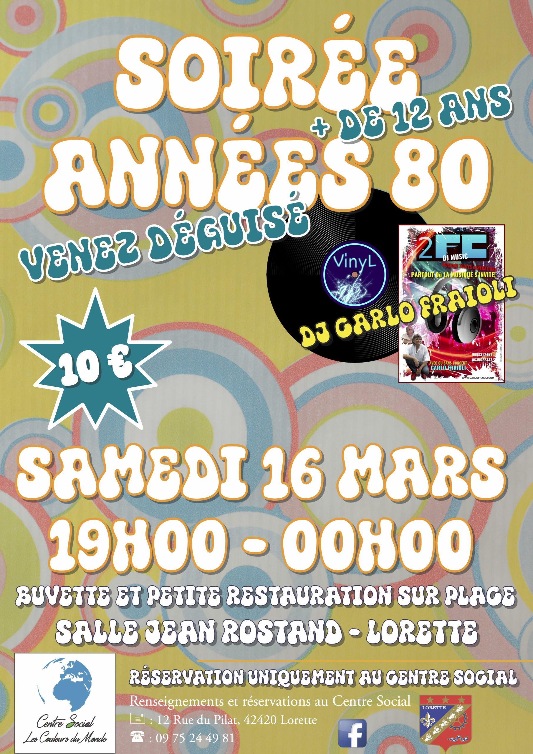 Lire la suite à propos de l’article Soirée des années 80